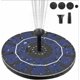 thumbnail image 1 of Fuente de jardín solar para 2.5W con batería de respaldo de 800mAh, bomba de fuente de agua con energía solar para baño de pájaros, estanque de jardín, piscina al aire libre TUNC Sencillez, 1 of 5
