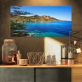 thumbnail image 1 of Esterel Rocks Beach Coast en Bleu - Art sur Toile Extra Large, 1 of 3