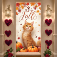 thumbnail image 4 of Colorful Design Autumn Scene Cat Theme Fall Decoration Pumpkin Elements for Seasonal Decor Thanksgiving Celebration Home Decoration, 4 of 9