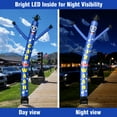 thumbnail image 5 of 6FT Car Wash Inflatable Tube Man with Blower (5.5'' Diameter) and Built-in LED - Wacky Waving Dancing Guy for Business Advertising Promotion, 5 of 7