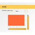 thumbnail image 3 of HOUSELABELS Compatible DYMO 1744907 4XL ORANGE Shipping Labels (4" x 6"), strong permanent adhesive, compatible with DYMO LW 4XL, Rollo & Zebra Desktop Printers, 6 Rolls /1320 Labels, 3 of 9