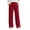 Wine-A, variant on Women's Solid Ribbed High Waisted Leggings Stretchy Soft Yoga Pants Tummy Control Workout Tights Casual Skinny Gym Running Trousers White