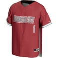 thumbnail image 2 of Youth GameDay Greats #1 Crimson Washington State Cougars Lightweight Baseball Jersey, 2 of 4