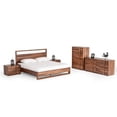 thumbnail image 5 of Limari Home Berlin Modern Veneer and Solid Wood Bedroom Nightstand in Walnut, 5 of 6