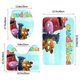 thumbnail image 3 of Los Cariñosos Juego de 3 alfombras de baño de coral fleece: tapete de baño + alfombra de inodoro en forma de U + funda de tapa de inodoro en forma de O, 3 of 6