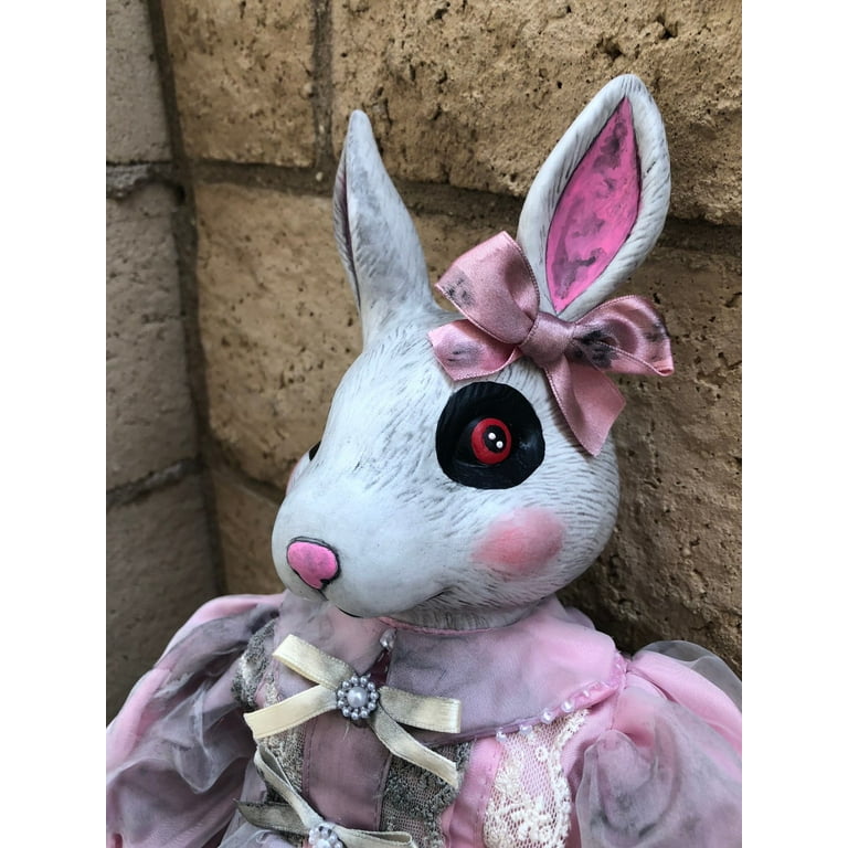 Creepy Stuffed Doll Bunny Vampire Plush Rabbit Horror Stuffed 