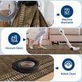thumbnail image 6 of Garvee 9'x12' Modern Bordered Area Rug Geometric Carpet, Washable Non Slip Rug for Living Room Bedroom Home Decor, Brown, 6 of 10
