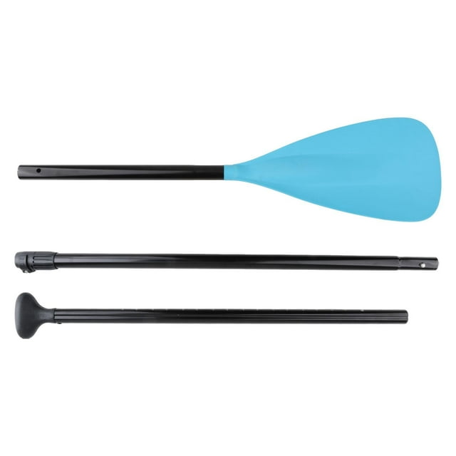 koolsoo Kayak Paddle Adjustable 66.93 inch-82.68 inch for Canoe Rafting Water Sports Light Blue