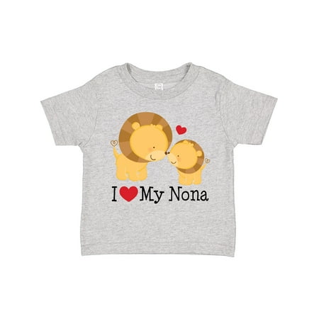

Inktastic I Love My Nona Gift Toddler Boy or Toddler Girl T-Shirt