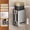 Grey, variant on Steel Kitchen Utensil Holder,Wall Mount & Countertop Cutlery Drying Storage Rack with Hooks(Grey)