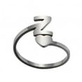 thumbnail image 3 of Fashion 26 English Letter Opening Rings Stainless Steel Girls Love Retro Jewelry, 3 of 9