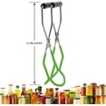 thumbnail image 2 of Canning Jar Lifter Tongs Stainless Steel Jar Lifter with Grip Handle for Home Kitchen (Green), 2 of 12