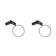 thumbnail image 1 of QualitChoice Road Bike Rearview Mirror Handlebar Ended Mirrors 360 Rotation Wide Angle Cycling Rear View Mirrors Safety Accessory No.00 2Set, 1 of 6