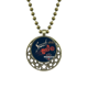 thumbnail image 1 of Mecanico de moto modelo silueta Colgante Estrella Collar Luna Cadena Joyas Unbranded M, 1 of 3