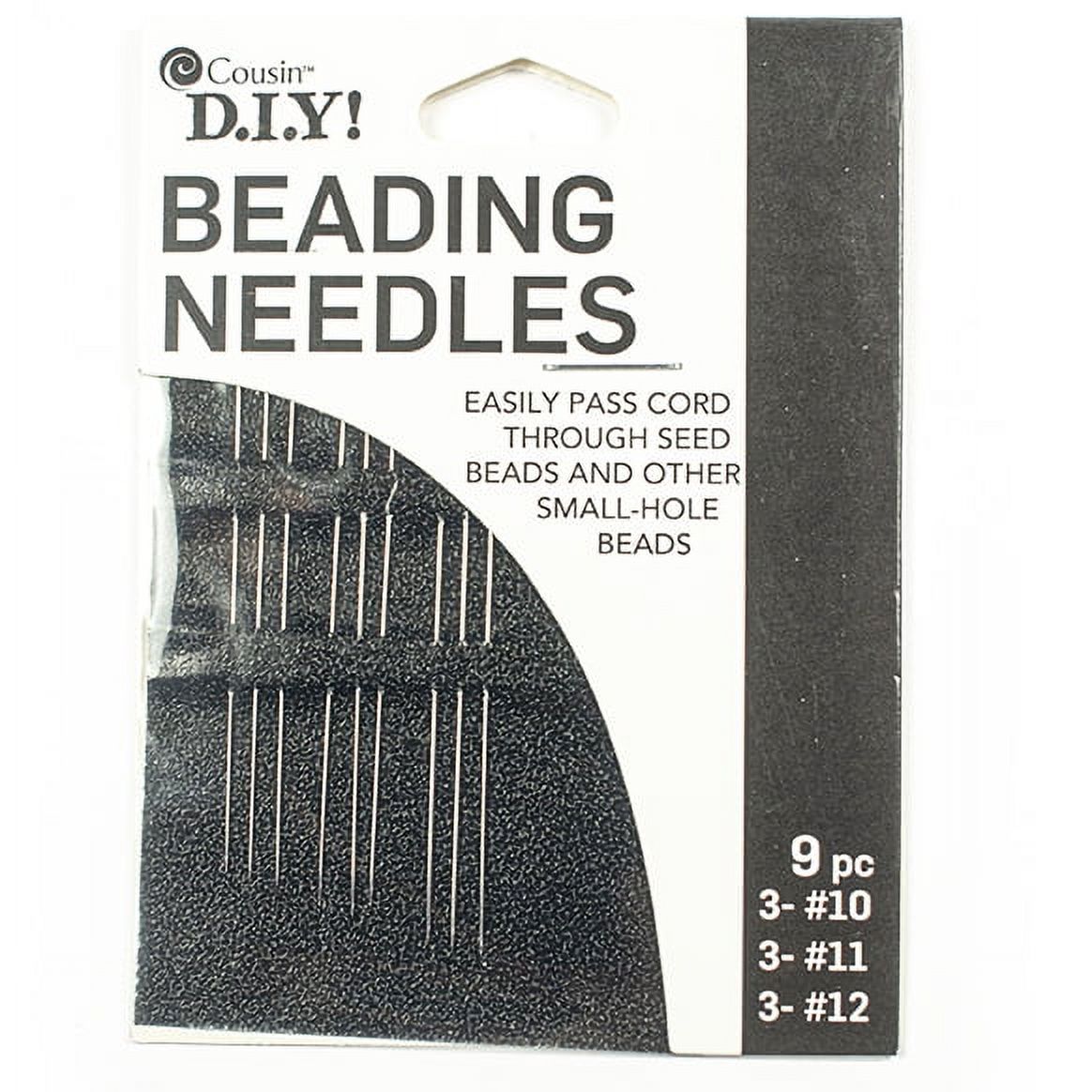 9 Aiguilles à perler assorties