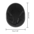 thumbnail image 2 of Medio Casco De Motocicleta Vintage Casco Retro Scooter Resistente Medio Casco De Verano Cateissary VI011957-05, 2 of 3