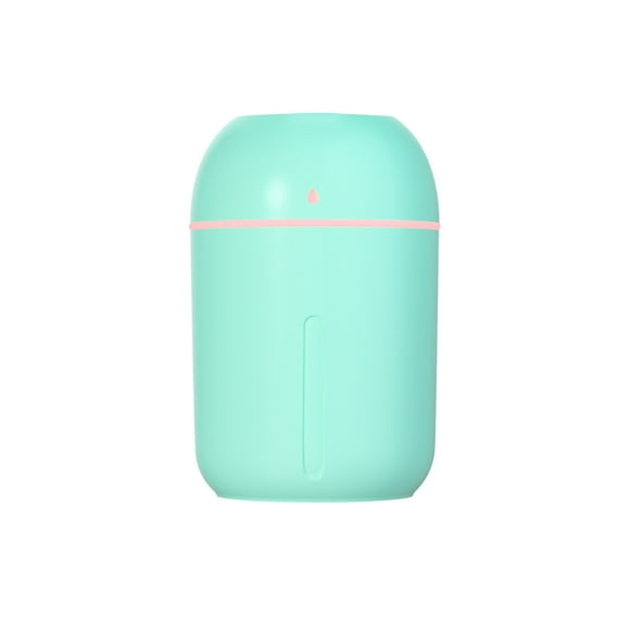 Vacemry USB Humidificateur pour Chambre, Bureau, Voiture, Mini Humidificateurs Portatifs avec Veilleuses Colorées, Capacité d'Eau 330 ml, Humidificateurs à Brume Fraîche Silencieux pour Maison, Voyage, Bureau, Chambre de Bébé