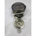 thumbnail image 1 of Nautical Push Button Compass With Black Antique Leather Case Decor Gift, 1 of 3