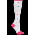 thumbnail image 3 of Nurse Mates Women's Mild Compression Socks, Regular Calf - EKG, 3 of 29