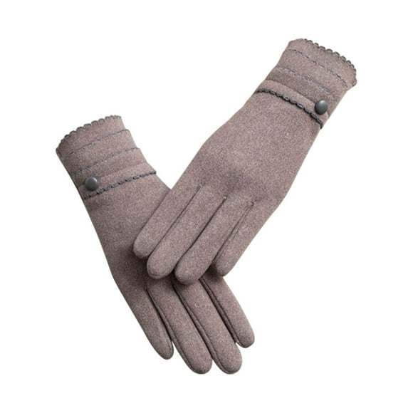 jovati Womens Driving Gloves Winter and Winter New Style Non Down Velvet Gloves Warm Wool Gloves Women Driving Gloves Plush Velvet Gloves Winter Driving Gloves Women Womens Gloves Winter Warm