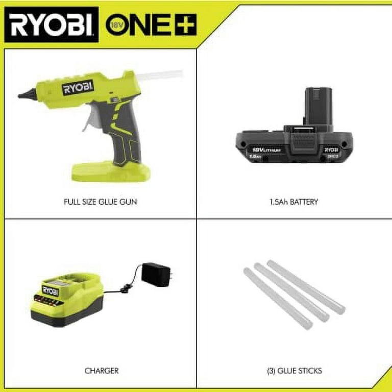 Ryobi One+ 18V Cordless Heat Pen Kit with 2.0 Ah Battery and Charger
