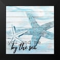 thumbnail image 2 of Kimberly, Allen 15x15 Black Modern Framed Museum Art Print Titled - A Day at The Beach 6, 2 of 5
