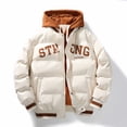 thumbnail image 2 of Recién llegado 2024, parkas de invierno para hombre, chaqueta de plumón, chaqueta de plumón de pato blanca para hombre, abrigo de nieve acolchado grueso y cálido para exteriores de gran tamaño, 2 of 4