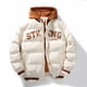 thumbnail image 2 of Recién llegado 2024, parkas de invierno para hombre, chaqueta de plumón, chaqueta de plumón de pato blanca para hombre, abrigo de nieve acolchado grueso y cálido para exteriores de gran tamaño, 2 of 4