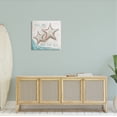 thumbnail image 2 of Stupell You Me & Sea Beach Starfish Romance Landscape Painting Gallery Wrapped Canvas Print Wall Art, 2 of 7