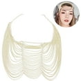 thumbnail image 2 of Women Head Chain Punk Style Tassel Head Chain Jewelry Chain Headpiece for Party, 2 of 10