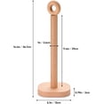 thumbnail image 6 of Paper Towel Holder, Cute Donut Wood Kitchen Roll Stand Organizer Countertop Free Standing, Scrunchie Holder, Housewarming Gift New Home, 6 of 7