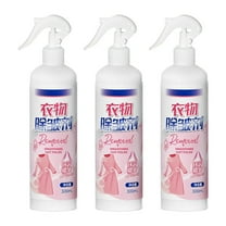 300ml Wrinkle Remover Spray No Iron Solution for Clothes Fabric Care Suit Silk Linen Garment Care Easy Use Wrinkle Release Spray Travel Friendly Fabric Treatment