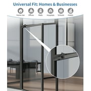 Baridwon LetBlack Small Automatic Door Closer, Hydraulic Soft Close No Slam for Home, Heavy Duty Security