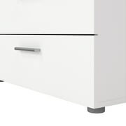 Tvilum Loft 8 Drawer Double Dresser for Adults, White