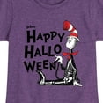 thumbnail image 3 of Dr. Seuss - Happy Halloween Skeleton Cat - Toddler And Youth Girls Short Sleeve Graphic T-Shirt, 3 of 6