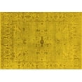 thumbnail image 1 of Ahgly Company Machine Washable Indoor Rectangle Oriental Yellow Industrial Area Rugs, 8' x 10', 1 of 4