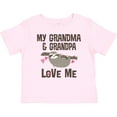 thumbnail image 3 of Inktastic Grandma and Grandpa Love Me Sloth Girls Toddler T-Shirt, 3 of 5