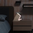 thumbnail image 2 of Lámpara de escritorio plegable de doble cabezal, luz de lectura LED, lámpara de mesa recargable por USB, luz nocturna para dormitorio., 2 of 7