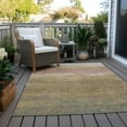 thumbnail image 6 of Addison Rugs Chantille Indoor/Outdoor Transitional Stripes Tan Washable Rectangle Rug, 8' x 10', 6 of 6