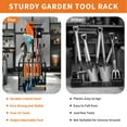 thumbnail image 6 of Huisuilinss Garden Tool Organizer,Metal Yard Tool Tower Rack,Garden Tool Rack,Tool Holder,Yard Tool Organizer,Partitioned Tool Organizer And Storage For Shed Garage Outdoor Workshop Tool Stand, 6 of 7