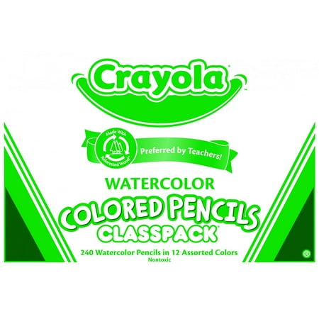 Crayola 240-Count WaterColor Pencils Classpack