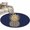 Blue, variant on Round Rugs 4Ft, Pineapple Round Area Rug Washable Indoor Throw Carpet, Gold Yellow Navy Blue Tropical Fruit Summer Soft Non Slip Circle Rug for Kitchen Nursery Room Home Decor Aesthetic