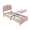 Pink velvet- With drawer, variant on Anoncndin Led Twin Bed Frames, Velvet Princess Platform Bed Frame with RGB Headboard Lights, Upholstered Bed Frame with Wood Slats, Easy Assembly, No Box Spring