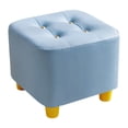 thumbnail image 2 of veasfak Foot Stool Furniture Stable Small Footstool for Living Room Entryway Bedroom Blue, 2 of 9