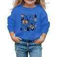 thumbnail image 2 of Chandail à Capuche d'Halloween pour Filles, Doux et Confortable, Tenue Décontractée Automne Hiver pour Tout-Petits, Manches Longues, Col Rond, 2 of 3