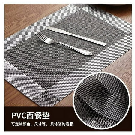 

NUOLUX 6pcs Placemats Kitchen Table Decor Placemats Sets Dining Table Decorations Centerpieces