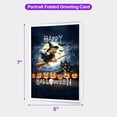 thumbnail image 5 of Happy Halloween Goldendoodle Witch Pumpkins Bats 5x7in Folded Greeting Card Doodle Dog Lover Gifts Idea Single Note Card with Envelope - 13012, 5 of 5