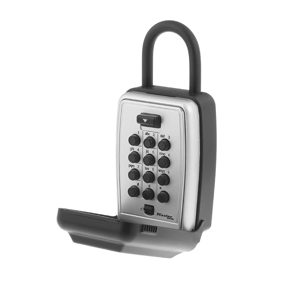 Portable Master Key Combination Safe Lock Box Fits Door Knob Keyless Durable 