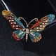 thumbnail image 4 of Minnieouse Broche elegante de aleación para mujer, diamantes de imitación de cristal, Pin esmaltado de Metal, mariposas exquisitas xz4648D Type1 NO1, 4 of 6