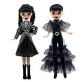 thumbnail image 1 of 2 Pcs Poupée Wednesday et Accessoires, Collection Wednesday de 9,8 Pouces en Uniforme d'Académie avec Objet et Sac à Dos, Support pour Poupée Jouets pour Enfants de 6 Ans et Plus, Poupées Bébé pour Filles, Poupées pour Enfants, Poupées pour Enfants, 1 of 5